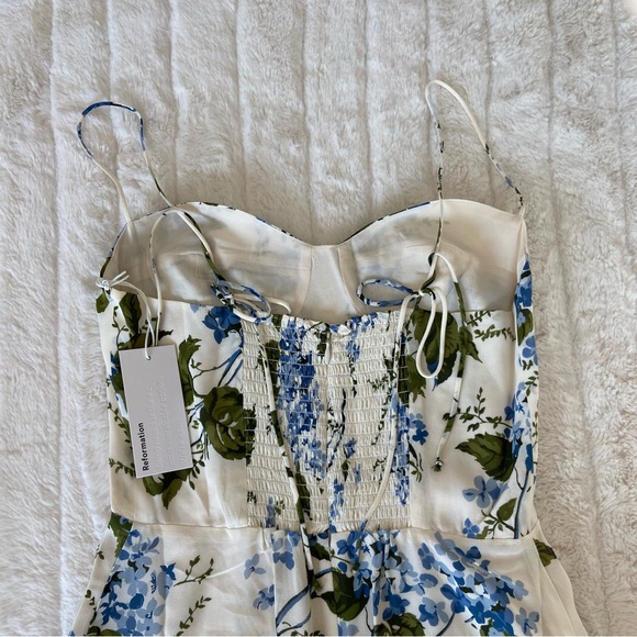 🌿|NWT| Reformation Juliette Dress in Riviera - Picture 11 of 15
